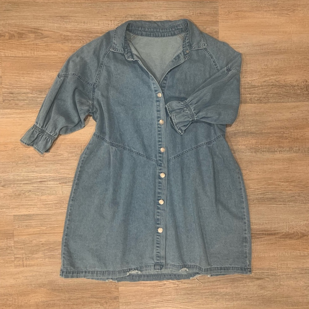 Denim dress